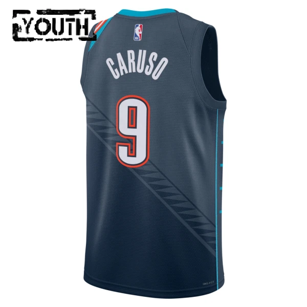 Maglia Oklahoma City Thunder Alex Caruso City Edition 2025-26 Swingman Nero - Bambino