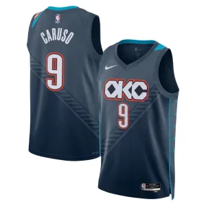 Maglia Oklahoma City Thunder Alex Caruso City Edition 2025-26 Swingman Nero - Uomo
