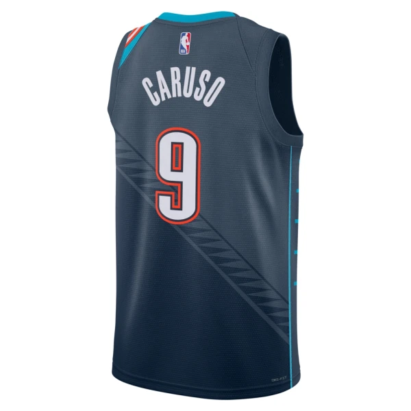Maglia Oklahoma City Thunder Alex Caruso City Edition 2025-26 Swingman Nero - Uomo