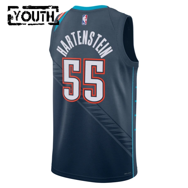 Maglia Oklahoma City Thunder Isaiah Hartenstein City Edition 2025-26 Swingman Nero - Bambino