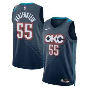Maglia Oklahoma City Thunder Isaiah Hartenstein City Edition 2025-26 Swingman Nero - Uomo