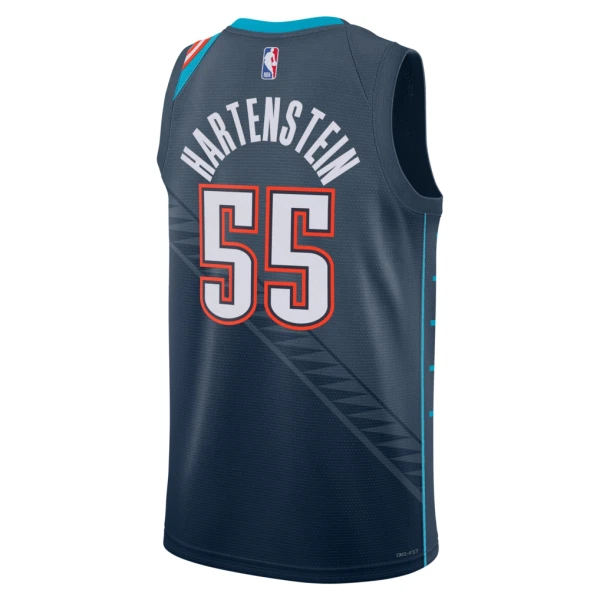 Maglia Oklahoma City Thunder Isaiah Hartenstein City Edition 2025-26 Swingman Nero - Uomo