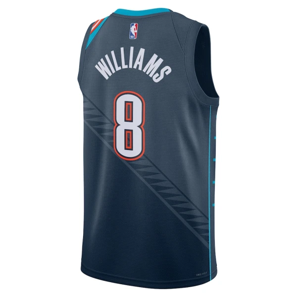 Maglia Oklahoma City Thunder Jalen Williams City Edition 2025-26 Swingman Nero - Uomo