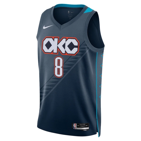Maglia Oklahoma City Thunder Jalen Williams City Edition 2025-26 Swingman Nero - Uomo