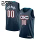 Maglia Oklahoma City Thunder Personalizzata City Edition 2025-26 Swingman Nero - Bambino