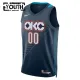 Maglia Oklahoma City Thunder Personalizzata City Edition 2025-26 Swingman Nero - Bambino