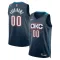 Maglia Oklahoma City Thunder Personalizzata City Edition 2025-26 Swingman Nero - Uomo