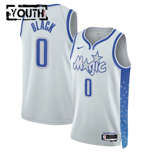 Maglia Orlando Magic Anthony Black City Edition 2025-26 Swingman Bianco - Bambino
