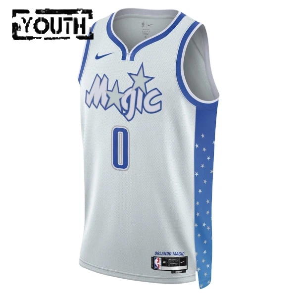 Maglia Orlando Magic Anthony Black City Edition 2025-26 Swingman Bianco - Bambino