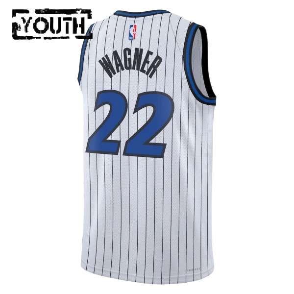 Maglia Orlando Magic Franz Wagner Association Edition 2025-26 Swingman Bianco - Bambino