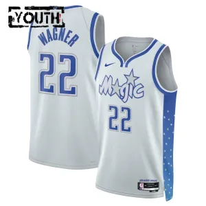 Maglia Orlando Magic Franz Wagner City Edition 2025-26 Swingman Bianco - Bambino