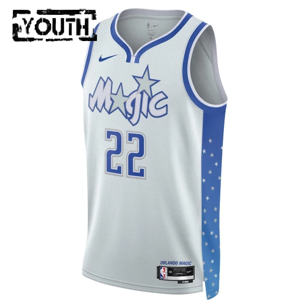 Maglia Orlando Magic Franz Wagner City Edition 2025-26 Swingman Bianco - Bambino