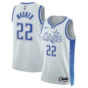 Maglia Orlando Magic Franz Wagner City Edition 2025-26 Swingman Bianco - Uomo