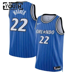 Maglia Orlando Magic Franz Wagner Icon Edition 2025-26 Swingman Blu - Bambino