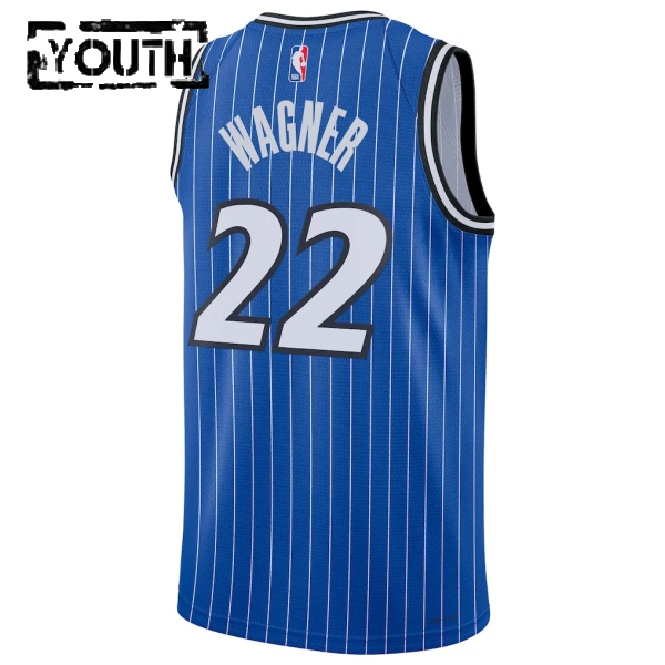 Maglia Orlando Magic Franz Wagner Icon Edition 2025-26 Swingman Blu - Bambino