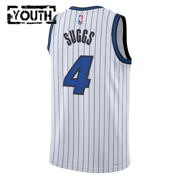 Maglia Orlando Magic Jalen Suggs Association Edition 2025-26 Swingman Bianco - Bambino