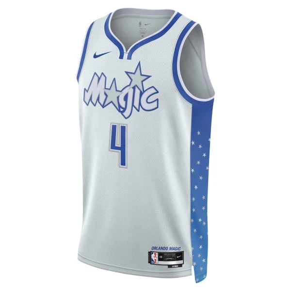 Maglia Orlando Magic Jalen Suggs City Edition 2025-26 Swingman Bianco - Uomo