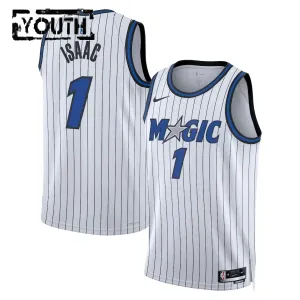 Maglia Orlando Magic Jonathan Isaac Association Edition 2025-26 Swingman Bianco - Bambino