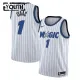 Maglia Orlando Magic Jonathan Isaac Association Edition 2025-26 Swingman Bianco - Bambino