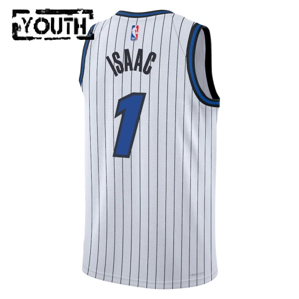 Maglia Orlando Magic Jonathan Isaac Association Edition 2025-26 Swingman Bianco - Bambino