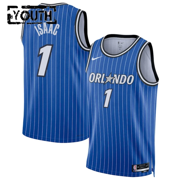 Maglia Orlando Magic Jonathan Isaac Icon Edition 2025-26 Swingman Blu - Bambino