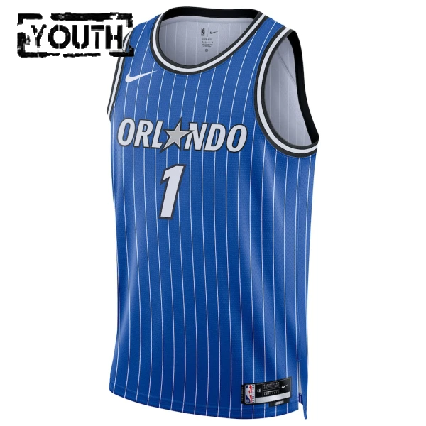 Maglia Orlando Magic Jonathan Isaac Icon Edition 2025-26 Swingman Blu - Bambino