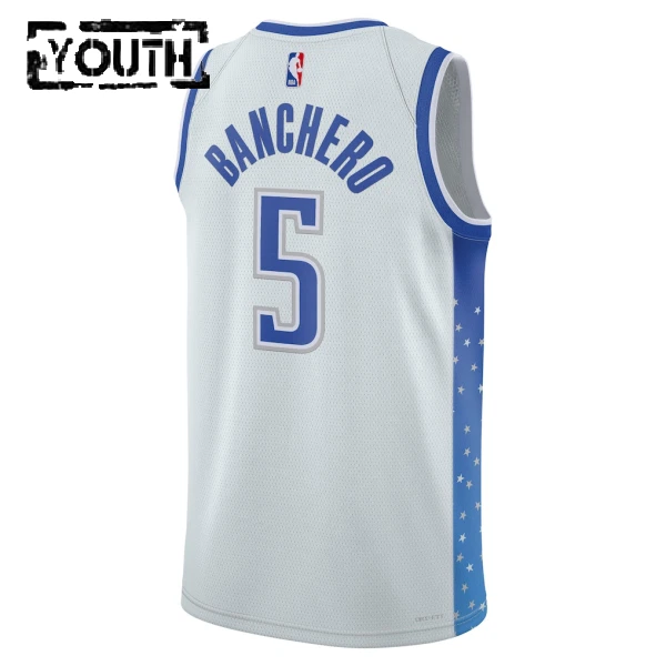 Maglia Orlando Magic Paolo Banchero City Edition 2025-26 Swingman Bianco - Bambino