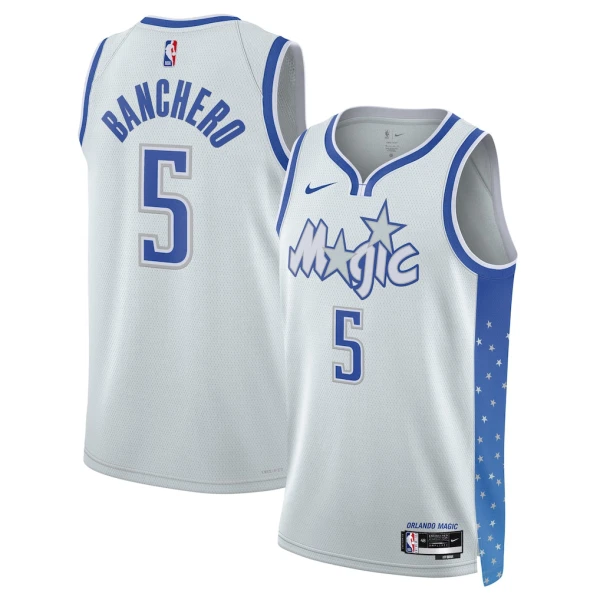 Maglia Orlando Magic Paolo Banchero City Edition 2025-26 Swingman Bianco - Uomo