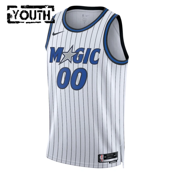 Maglia Orlando Magic Personalizzata Association Edition 2025-26 Swingman Bianco - Bambino