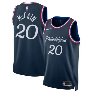 Maglia Philadelphia 76ers Jared Mccain City Edition 2025-26 Swingman Navy - Uomo