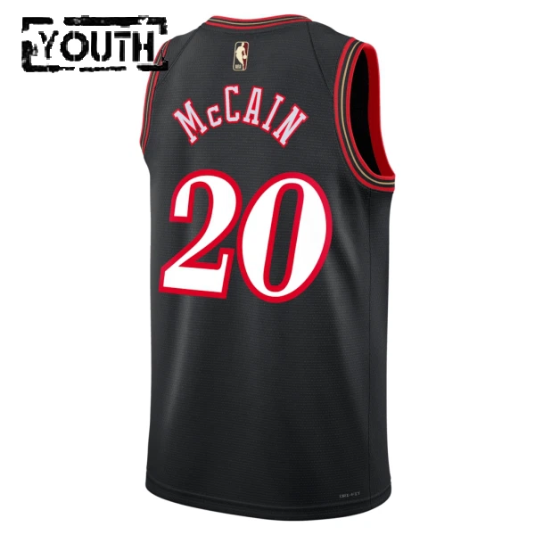 Maglia Philadelphia 76ers Jared Mccain Classic Edition 2025-26 Swingman Nero - Bambino