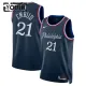 Maglia Philadelphia 76ers Joel Embiid City Edition 2025-26 Swingman Navy - Bambino