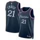 Maglia Philadelphia 76ers Joel Embiid City Edition 2025-26 Swingman Navy - Uomo