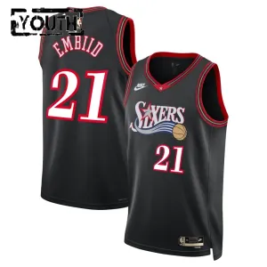 Maglia Philadelphia 76ers Joel Embiid Classic Edition 2025-26 Swingman Nero - Bambino