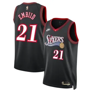 Maglia Philadelphia 76ers Joel Embiid Classic Edition 2025-26 Swingman Nero - Uomo