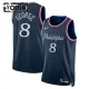 Maglia Philadelphia 76ers Paul George City Edition 2025-26 Swingman Navy - Bambino