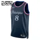 Maglia Philadelphia 76ers Paul George City Edition 2025-26 Swingman Navy - Bambino