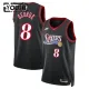 Maglia Philadelphia 76ers Paul George Classic Edition 2025-26 Swingman Nero - Bambino