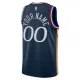 Maglia Philadelphia 76ers Personalizzata City Edition 2025-26 Swingman Navy - Uomo