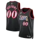 Maglia Philadelphia 76ers Personalizzata Classic Edition 2025-26 Swingman Nero - Uomo