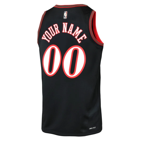 Maglia Philadelphia 76ers Personalizzata Classic Edition 2025-26 Swingman Nero - Uomo