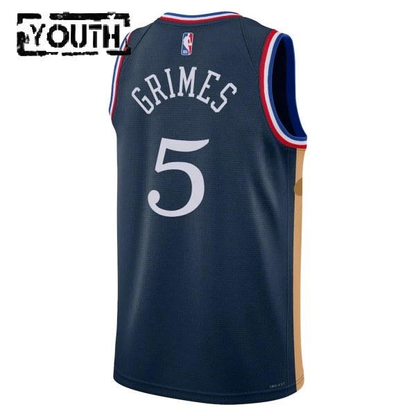 Maglia Philadelphia 76ers Quentin Grimes City Edition 2025-26 Swingman Navy - Bambino
