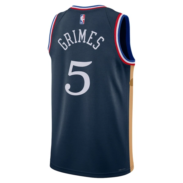 Maglia Philadelphia 76ers Quentin Grimes City Edition 2025-26 Swingman Navy - Uomo