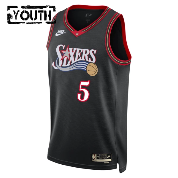 Maglia Philadelphia 76ers Quentin Grimes Classic Edition 2025-26 Swingman Nero - Bambino