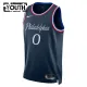 Maglia Philadelphia 76ers Tyrese Maxey City Edition 2025-26 Swingman Navy - Bambino