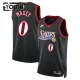 Maglia Philadelphia 76ers Tyrese Maxey Classic Edition 2025-26 Swingman Nero - Bambino