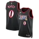 Maglia Philadelphia 76ers Tyrese Maxey Classic Edition 2025-26 Swingman Nero - Uomo