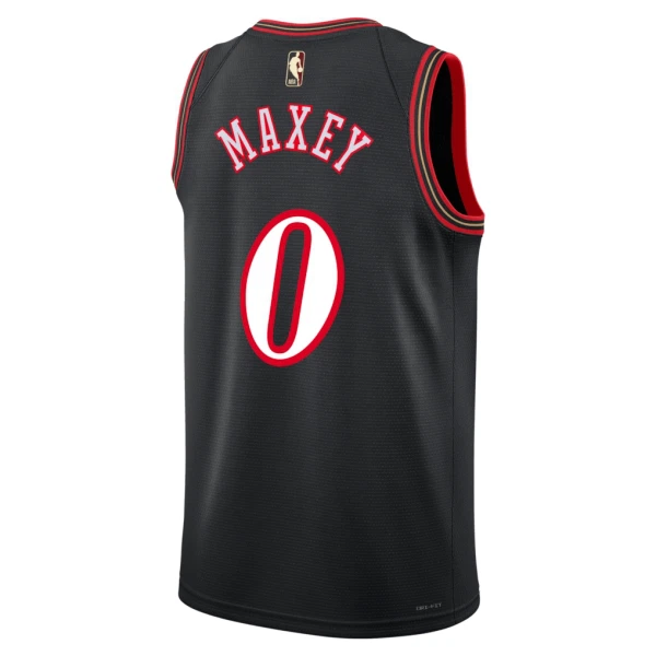 Maglia Philadelphia 76ers Tyrese Maxey Classic Edition 2025-26 Swingman Nero - Uomo