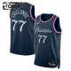 Maglia Philadelphia 76ers VJ Edgecombe City Edition 2025-26 Swingman Navy - Bambino