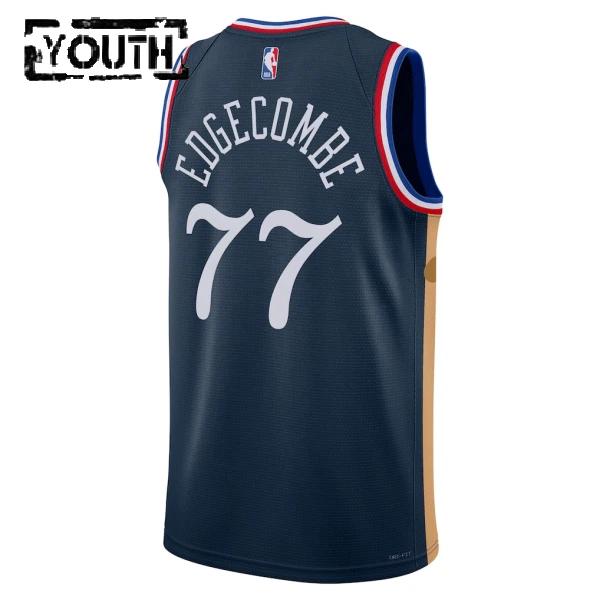 Maglia Philadelphia 76ers VJ Edgecombe City Edition 2025-26 Swingman Navy - Bambino